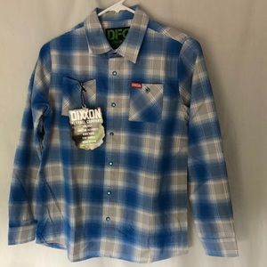 Dixxon Blue White and Grey Flannel